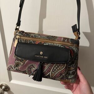 Spartina 449 Boho Daufuskie Island Paisley Print Crossbody Bag